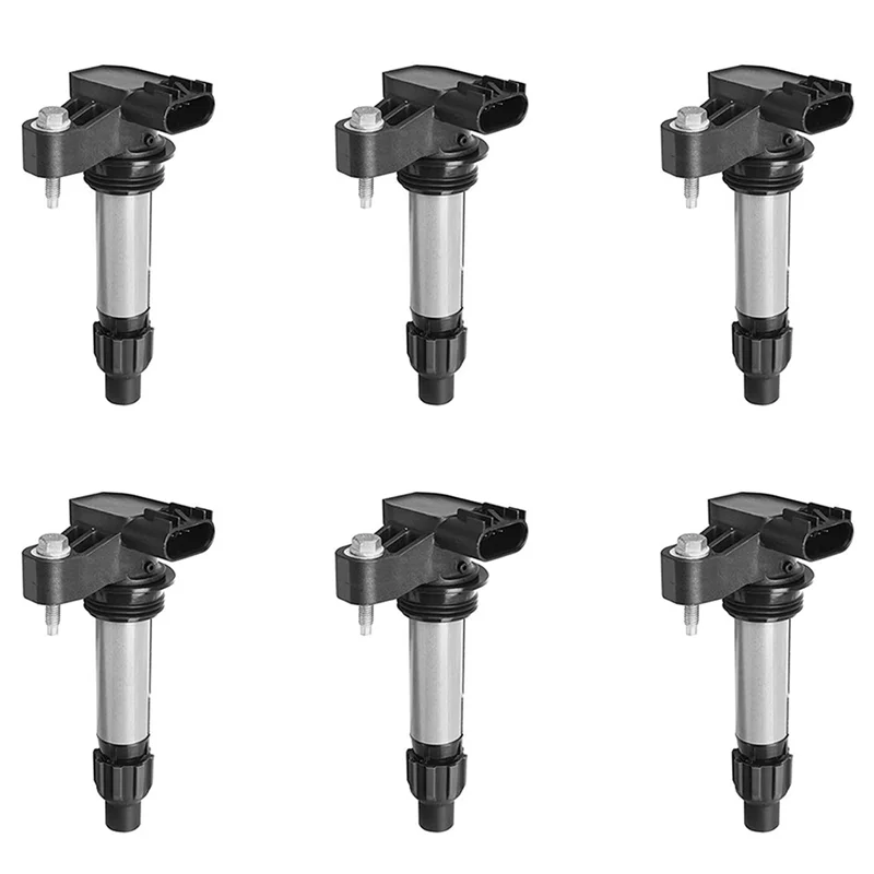 6PCS Ignition Coil for Buick Lacrosse Cadillac CTS Camaro Impala Terrain SRX GMC Pontiac Saturn Suzuki