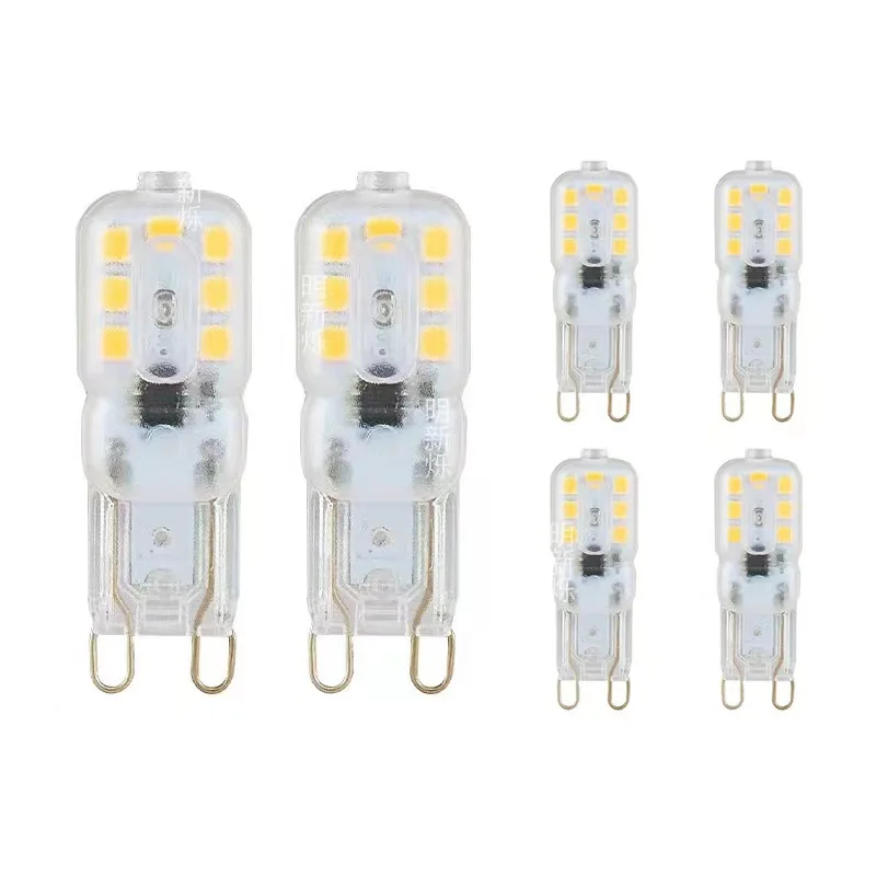 

5pcs G9 Bulb 3W 5W SMD COB LED Lighting Bulb Replace Halogen Spotlight Chandelier 360 Light Angle Beam LED Bulb Lamp