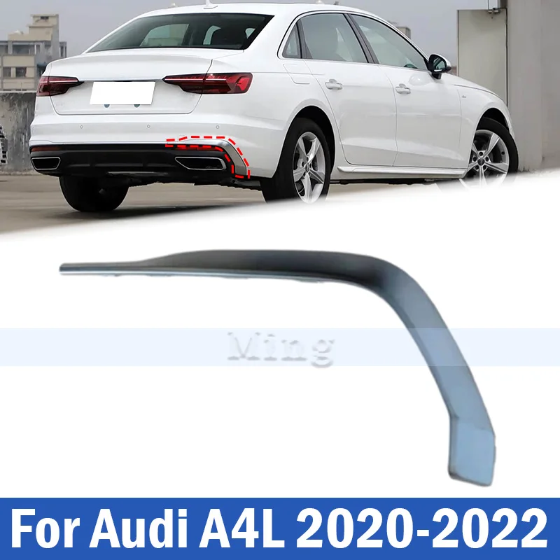 Rear Bumper Trim Strip For Audi A4L 2020-2022 Rear Bumper Lower Left Or Right Molding Trim