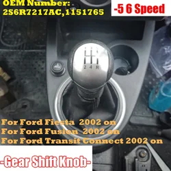 For Ford Fiesta Fusion Transit Connect 2002 2003 2004 2005 2006 2007 Gear Shift Knob Lever Shifter