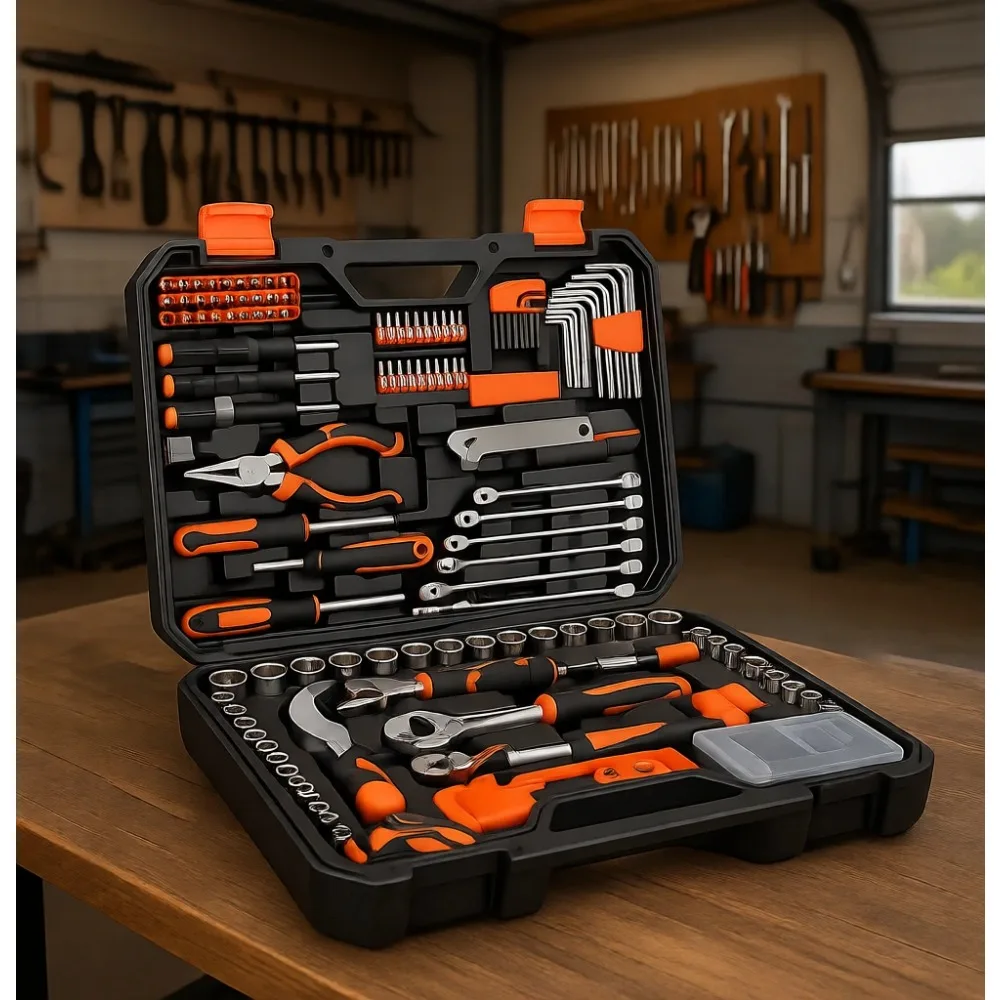 

248 Piece Tool Kit for Home Repair and DIY Storage Case