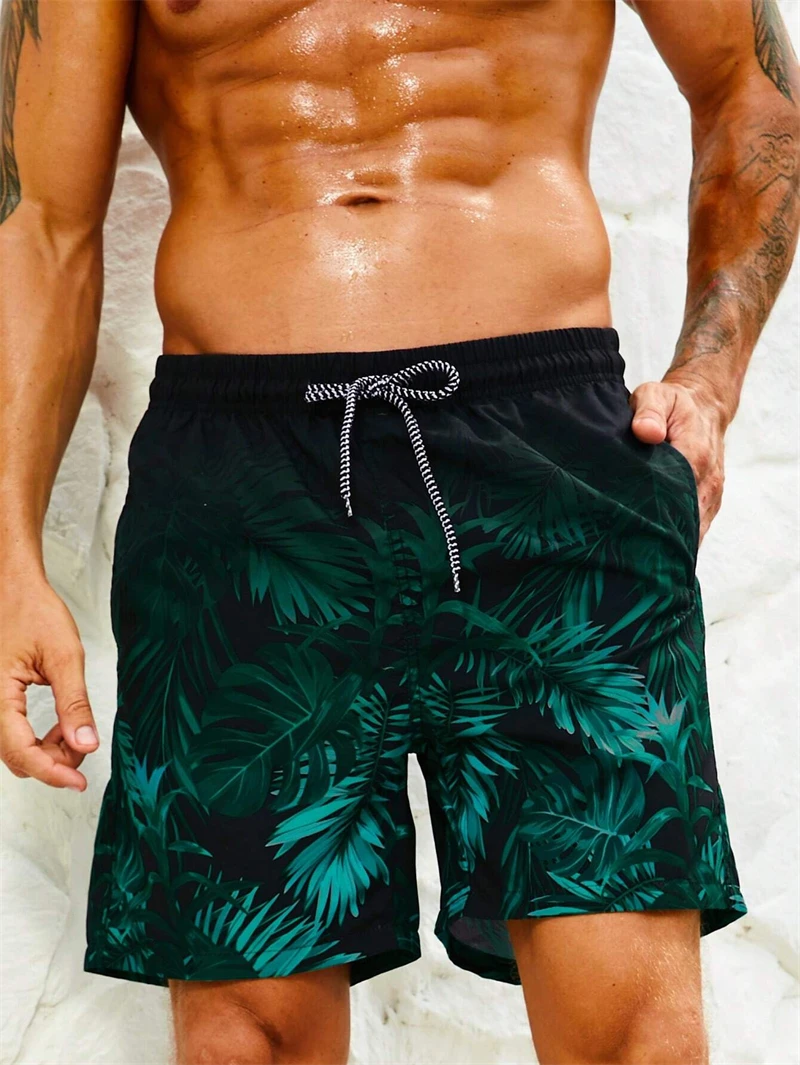 3D Printed Outdoor Street Casual Beach Vacation Hawaii Shorts for Summer