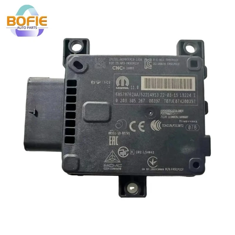 Radar Sensor 68446599AC 68621782AA 68578762AA For Jeep Compass 2022 Front ACC Adaptive Cruise Control Module With Bracket