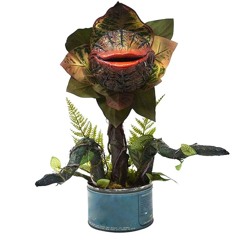 Halloween Piranha Resin Ornaments, Corpse Ornaments Flower Decor Courtyard Little Shop of Horrors Decoration Outdoor Green