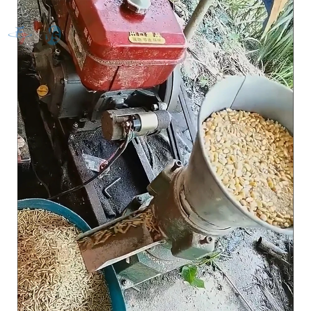 

Diesel Feed Pellet Machine,6HP Multi-Functional Diesel Pellet Mill,Animal Feed Pelletizer–for Making Animal Feed Pellets