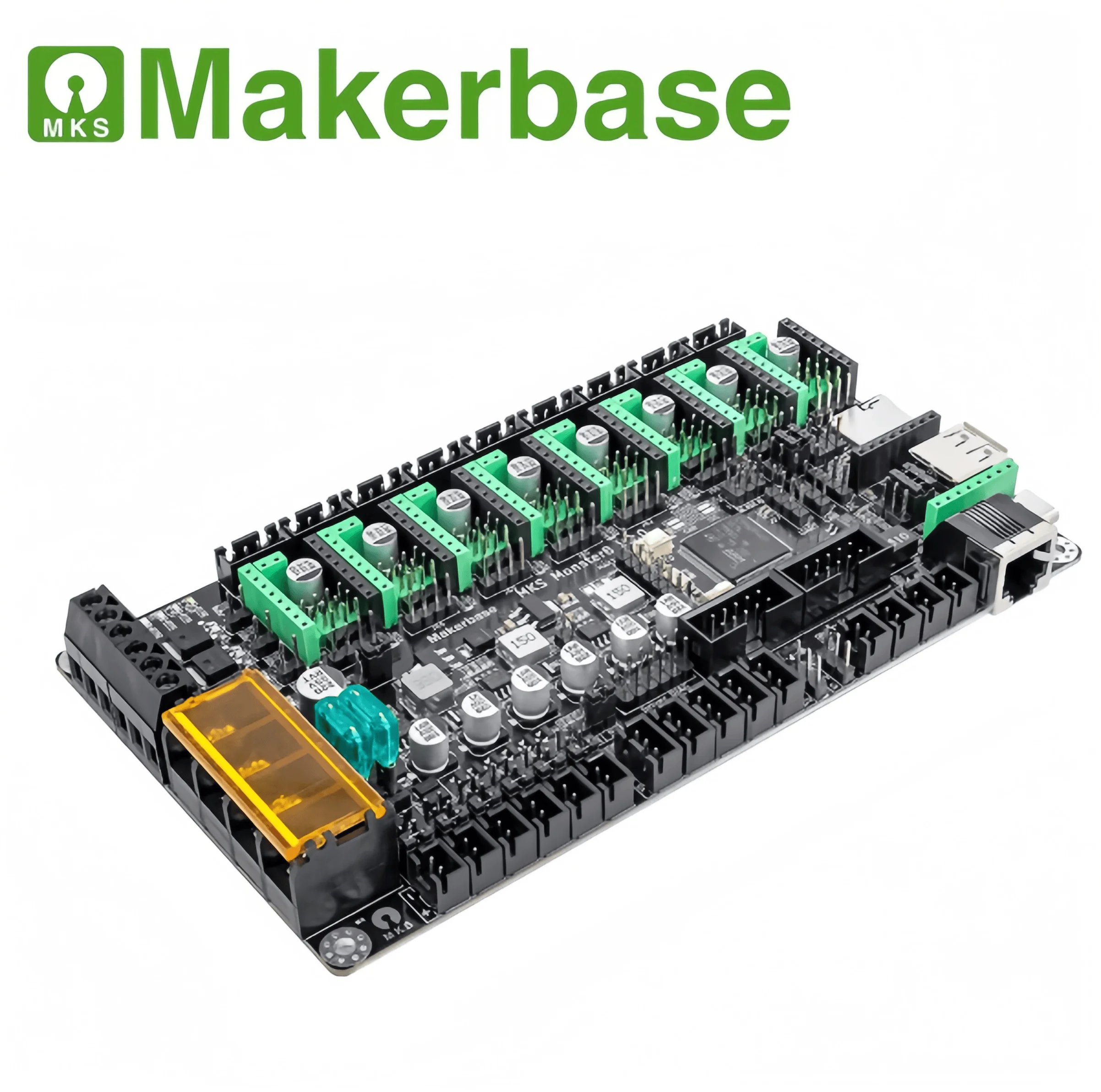 

Материнская плата для 3D-принтера: MKS Monster8 V2.0 — материнская плата для принтера Voron (32-битный микроконтроллер, 8-осевое управление)