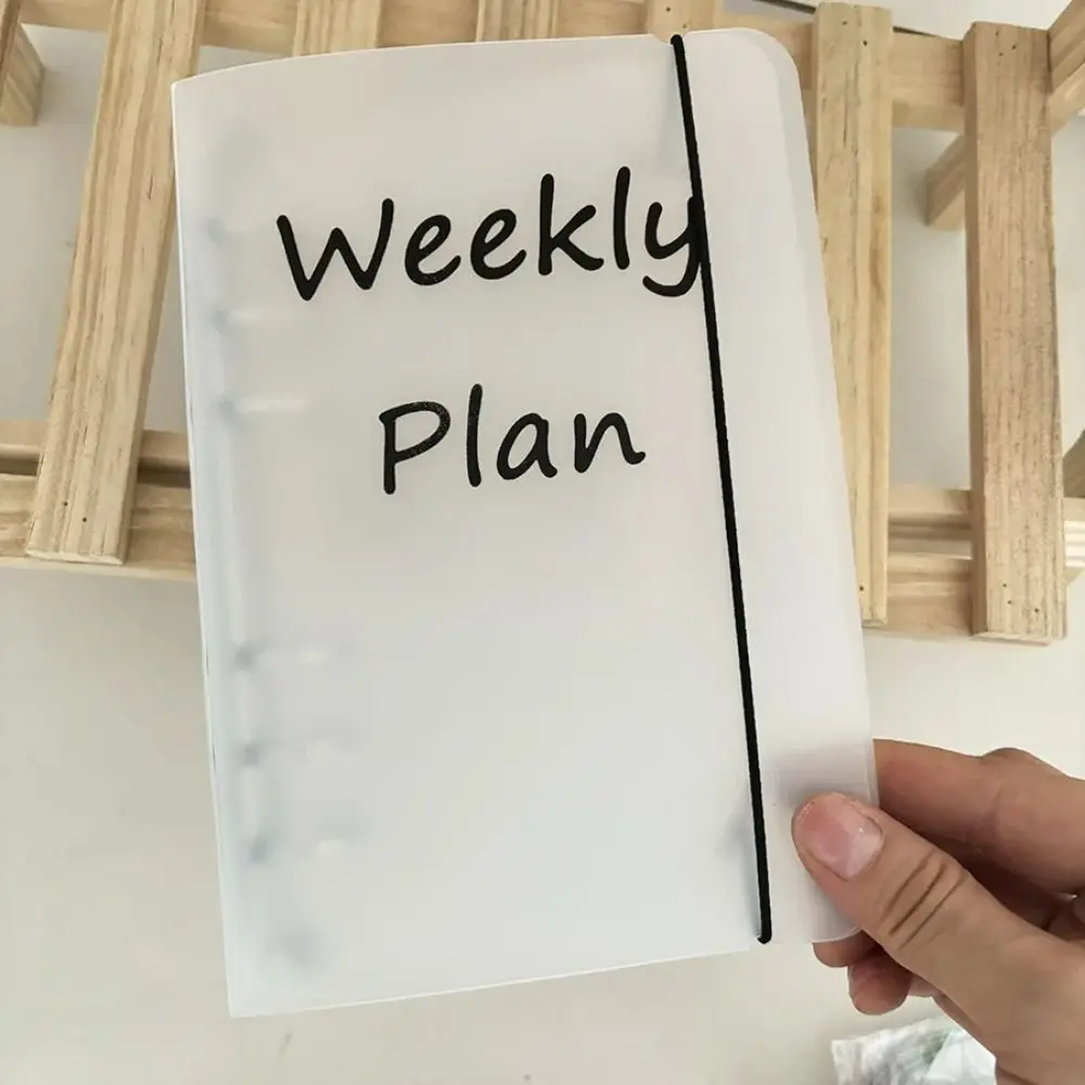 Planner A 6 Size Loose Leaf Binder Weekly Monthly Budget Envelope Cover Colorful Inner Page Wealth Management Ticket Storage