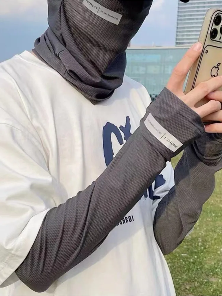 1 paire de housses de bras de Protection solaire unisexe, housse de coude pour cyclisme en plein air, course à pied, pêche, conduite, Cool, Anti-UV