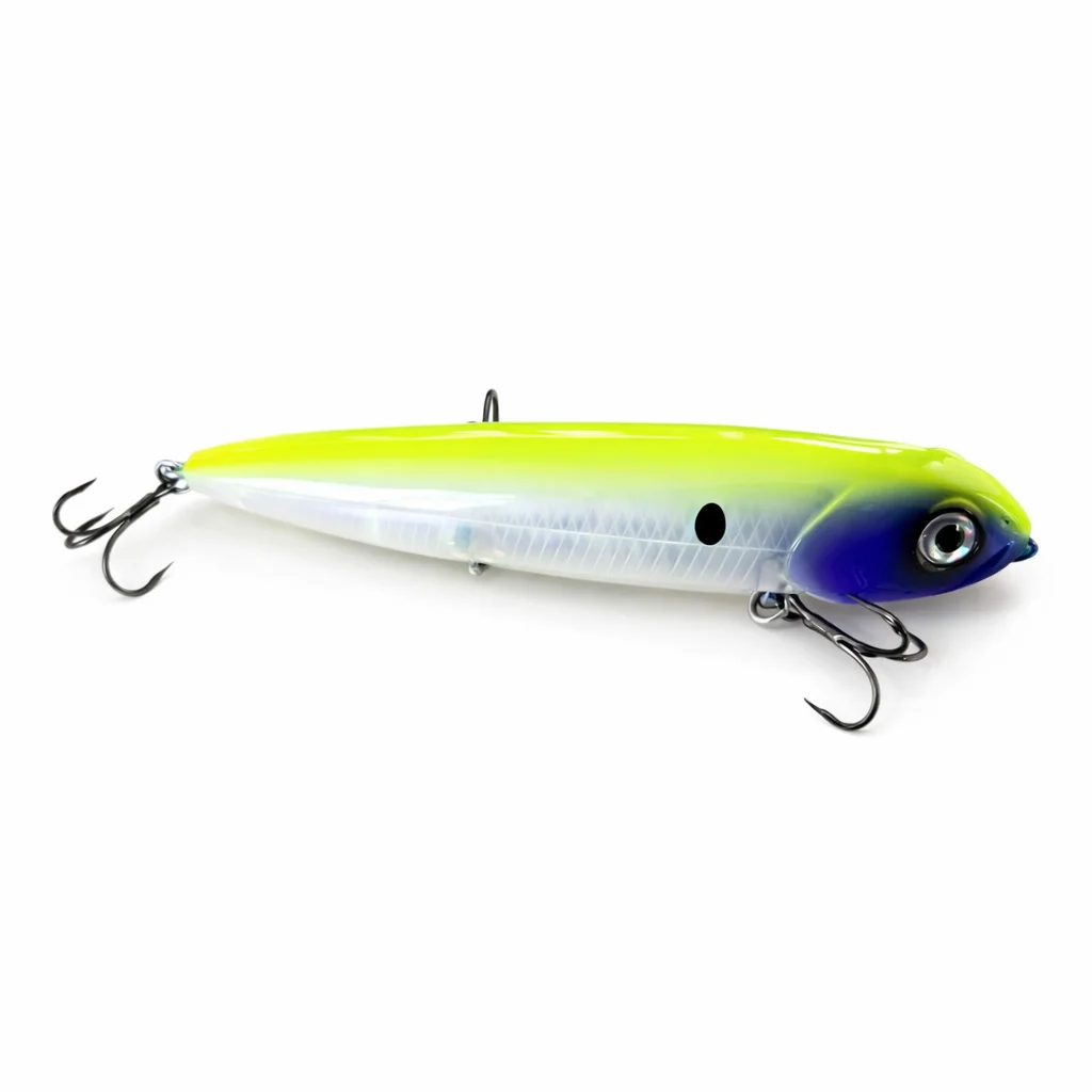 110mm 21g Topwater Popper Pencil Köder 3D Holographischer Laser Harter Angelköder für Salzwasser Seebarsch-Angeln – Detail 4