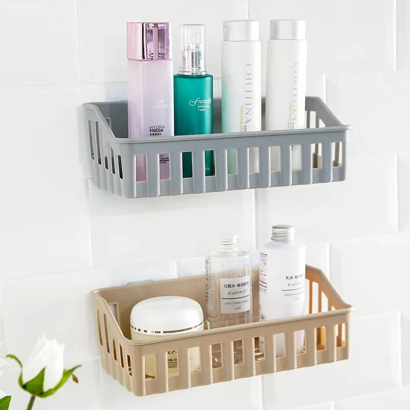 Bathroom storage rack Bathroom adhesive storage rack Hook Home corner shower rack Storage rack Bathroom accessories