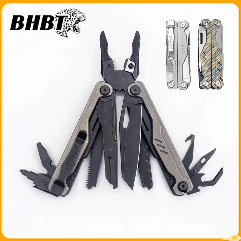 

BHBT Titanium Alloy Multitool Pliers 20 IN 1 EDC Outdoor Camping Survival Multi Functional Tool Pliers Multi Tool