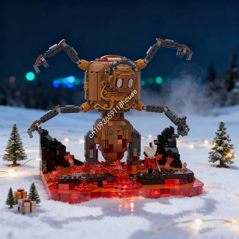 

1568pcs MOC Silksong Fourth Chorus Boss Fight Model Building Christmas Gift Blocks Toys Architecture Assemble DIY Idea Brick
