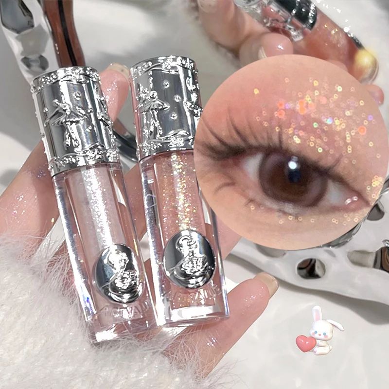 Hoogtepunt Oogschaduw Vloeibare Glitter Pailletten Heldere Oogschaduw Glanzende Langdurige Waterdichte Balletstijl Koreaans Meisje Nieuwe Oogmake-Up