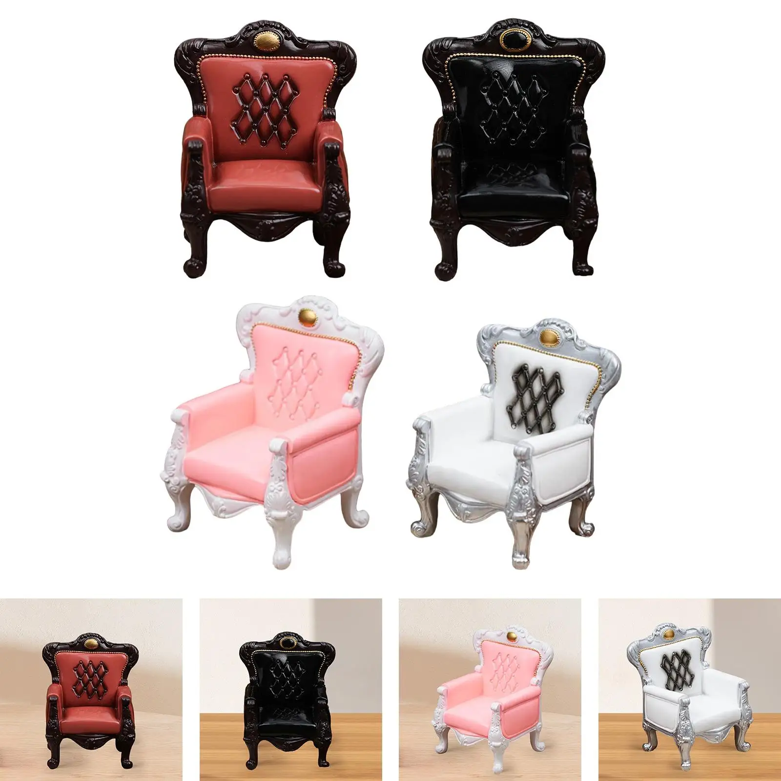 1:6 casa de bonecas sofá modelo em miniatura sala estar móveis colecionáveis dioramas boneca cadeira sofá para micro paisagem acessórios