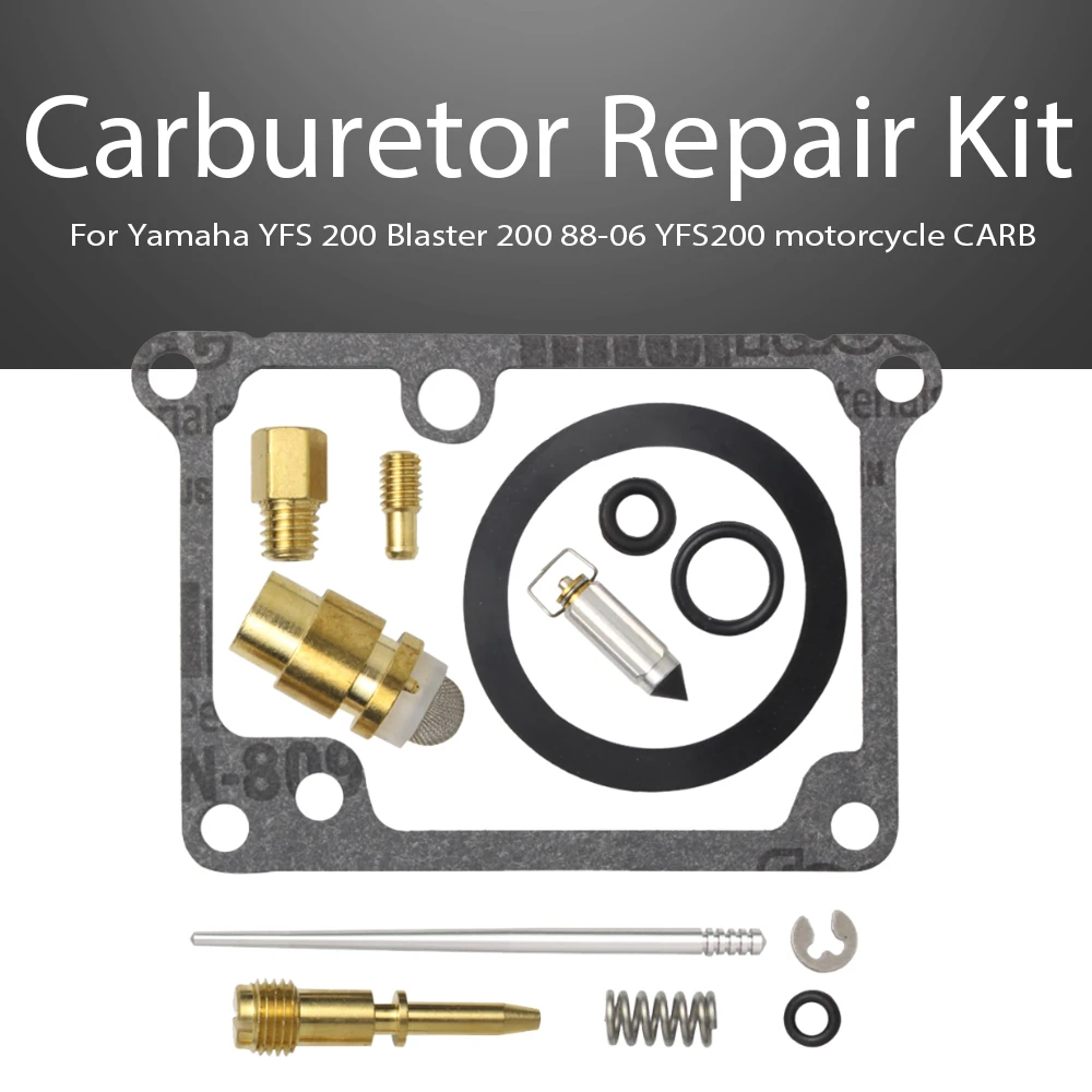 

Carburetor Rebuild Repair Kit For Yamaha YFS 200 Blaster 200 88-06 YFS200 motorcycle CARB