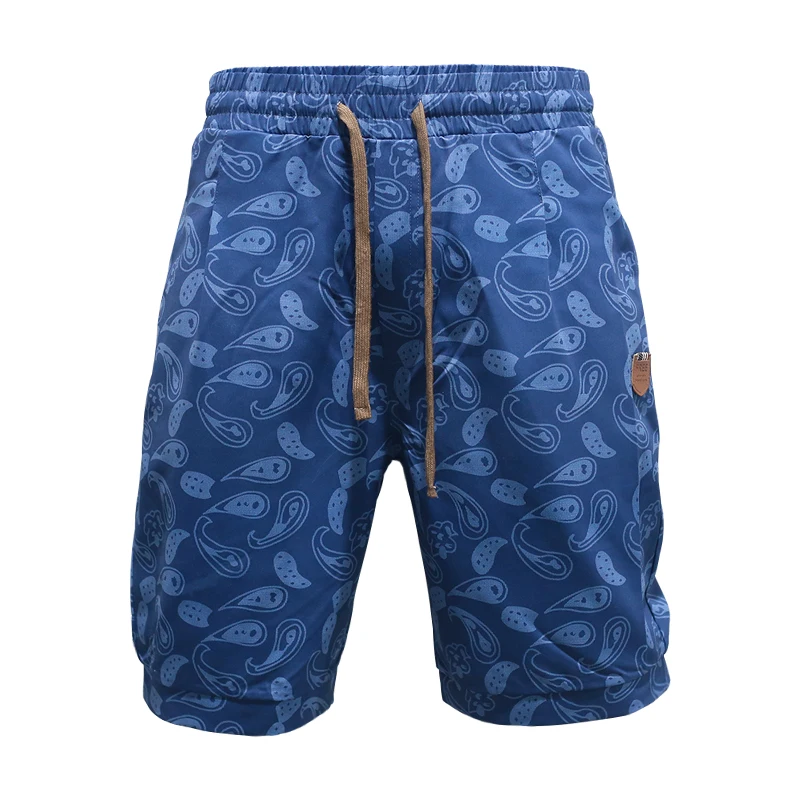 American Summer Herren Shorts Cashew Blume Jacquard Street Fashion Marke lose gerade Sport und lässige halbe Strand Shorts