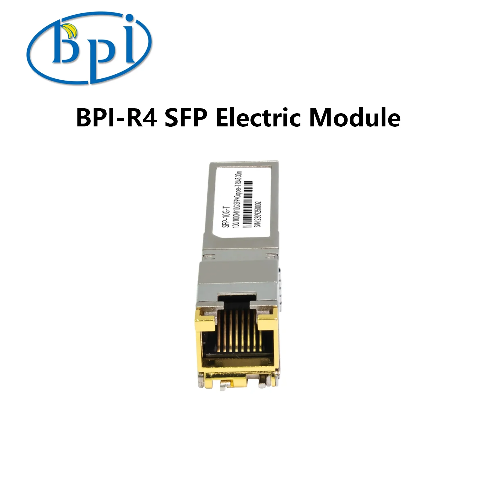 Электрический модуль Banana Pi BPI-R4 SFP-10G-T, совместимый с маршрутизационной платой BPI-R4 100/1000M/10G SFP+Mopper-T