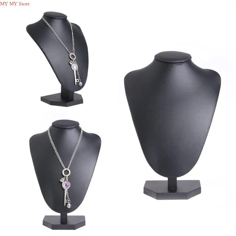 

N1HE Large Necklace Chain Jewelry Bust Display Holder Stand Shelf for Home Ornaments