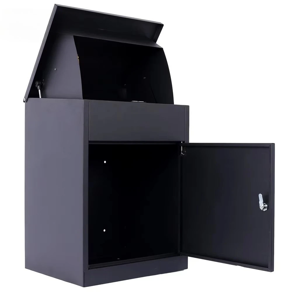 Outdoor Lockable Anti-theft Delivery Box for Garden Gates Waterproof Mailbox and Parcel Box.