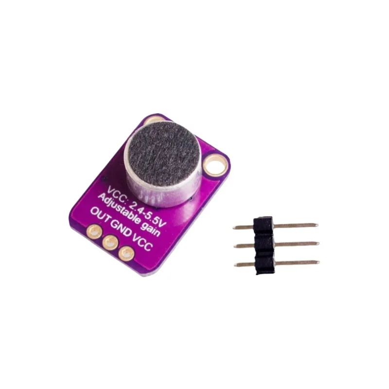 

MAX4466 Sound Sensor Module Microphone Preamplifier