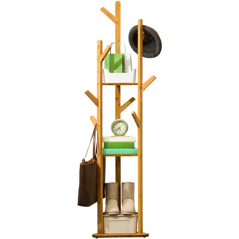 Coat rack Floor hanger Household hanger Floor rack for hanging clothes Bedroom vertical simple shelf