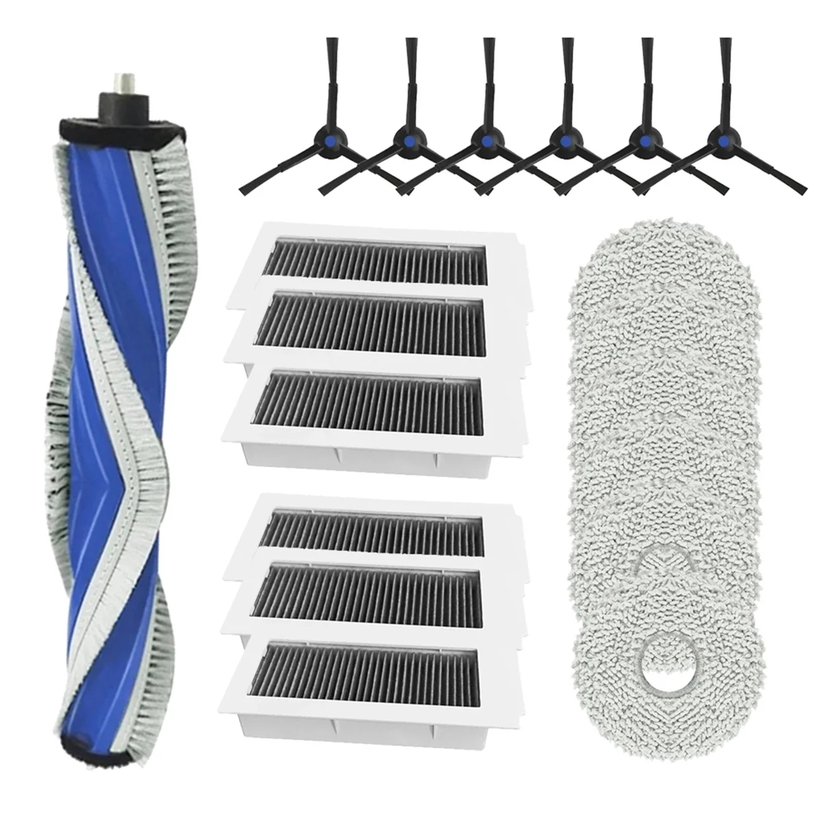 19 Pcs for X5 Pro / X5 Omni Sweeping Robot Accessories Cleaner Parts Replacement Main Side Brush Mop Filter