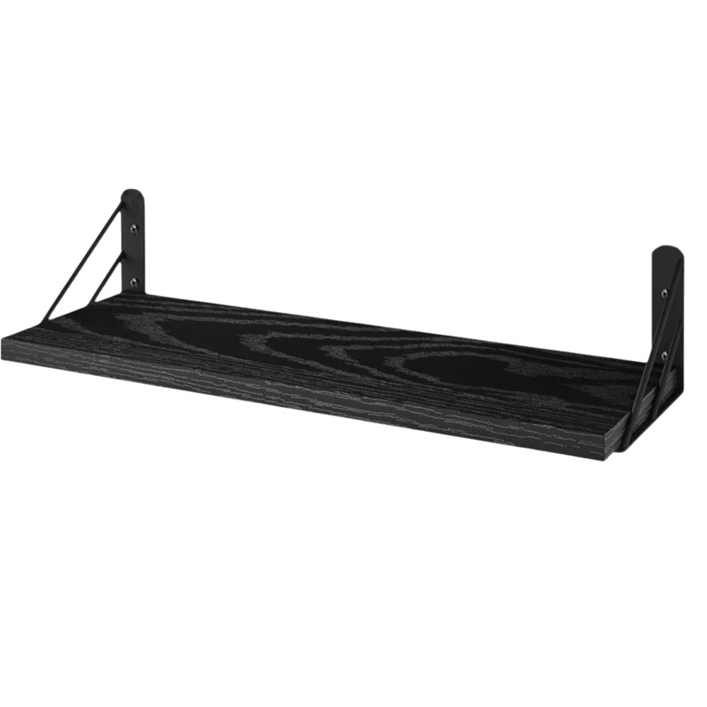 

Simple Wall Mounted Floating Shelves Save Space Versatile Storage Rack Sturdy Wall Shelf for Bathroom Kitchen
