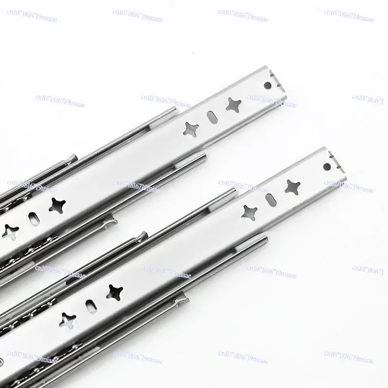 53 Wide 304 Stainless Steel Heavy Industrial Slide Lengthened Thickened Bearing Rail RV Drawer Rail Slide