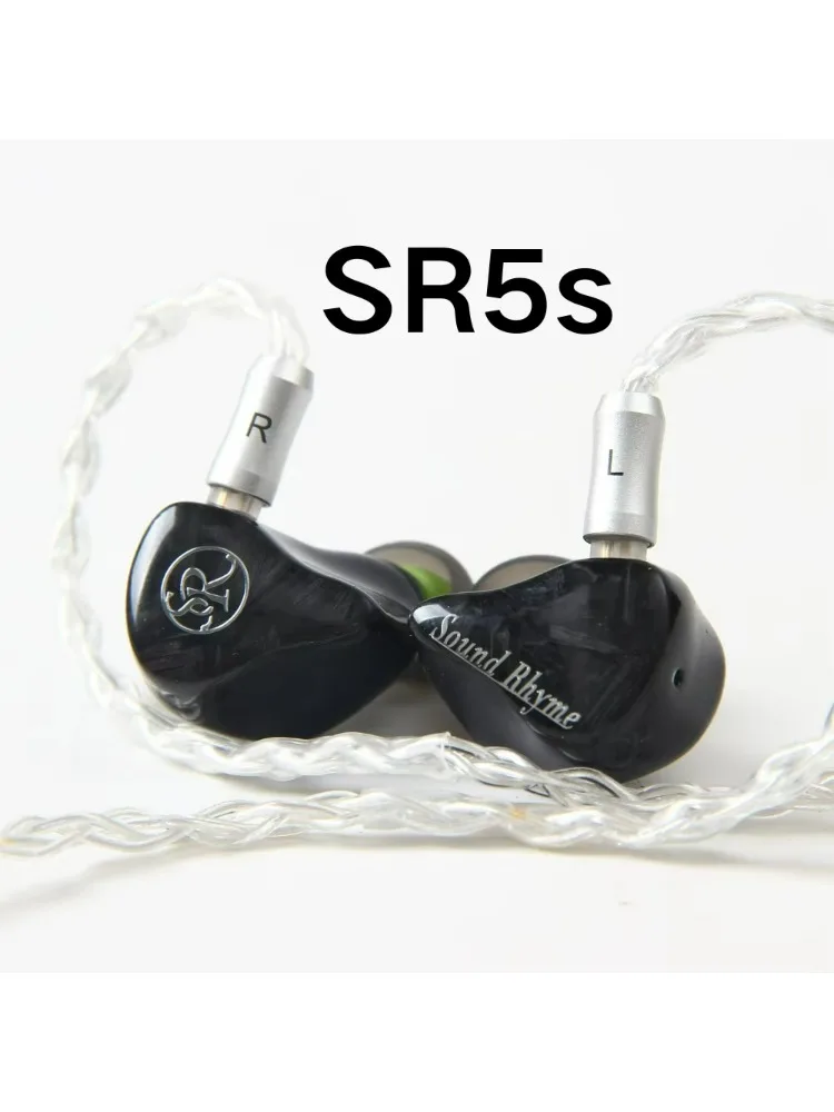 Najnowsze słuchawki douszne Sound Rhyme SR5S HI-FI 4BA+1 Dynamiczny Driver Hybridny Upgrade Słuchawki Przewodowe Douszne IEM — zdjęcie produktu 7