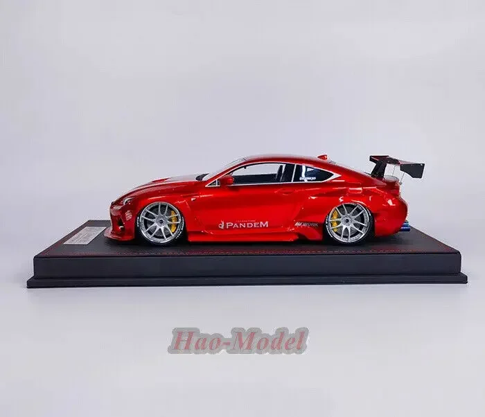 GST 1:18 For LEXUS RC Rocket Bunny Resin Diecast Car Model Simulation Toy Boys Birthday Gift Hobby Display Collection Red/Yellow