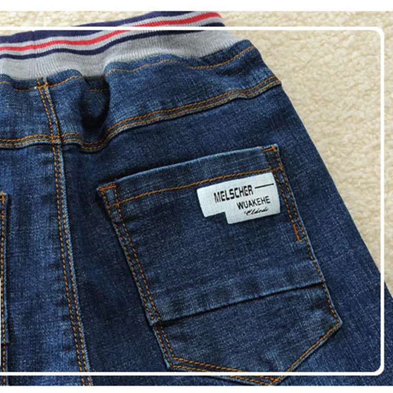 Jeans per ragazzi 2022 primavera/autunno Design del marchio vestiti per bambini pantaloni in Denim elastico in vita per bambini pantaloni 3-14 T di