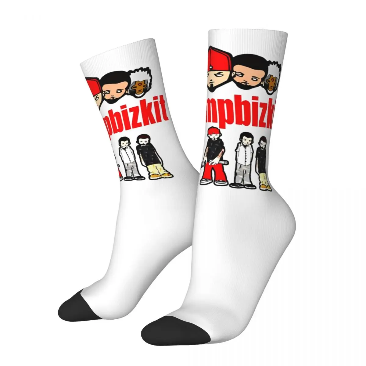 New Male Men Socks Harajuku Limp Bizkit American Rap Rock Sock Skateboard Women's Socks Spring Summer Autumn Winter