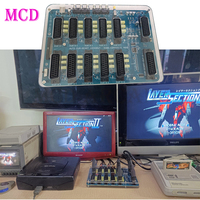 EU Scart Splitter 10 In 3 Out Distributor Auto RGBS Video Converter Switcher Board for MD/SFC/PS 123/SSDC/Wii EU Plug 2024 Newes