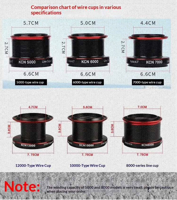 DIWA KCN3 Metallspule für Langwurf-Spinnrollen, Ersatz-Angelzubehör, passend für BG 801 802 – Detail 2