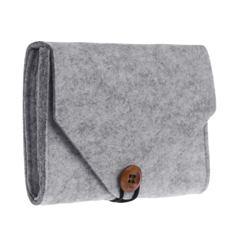 New Felt Storage Bag For Data Cable Mouse Travel