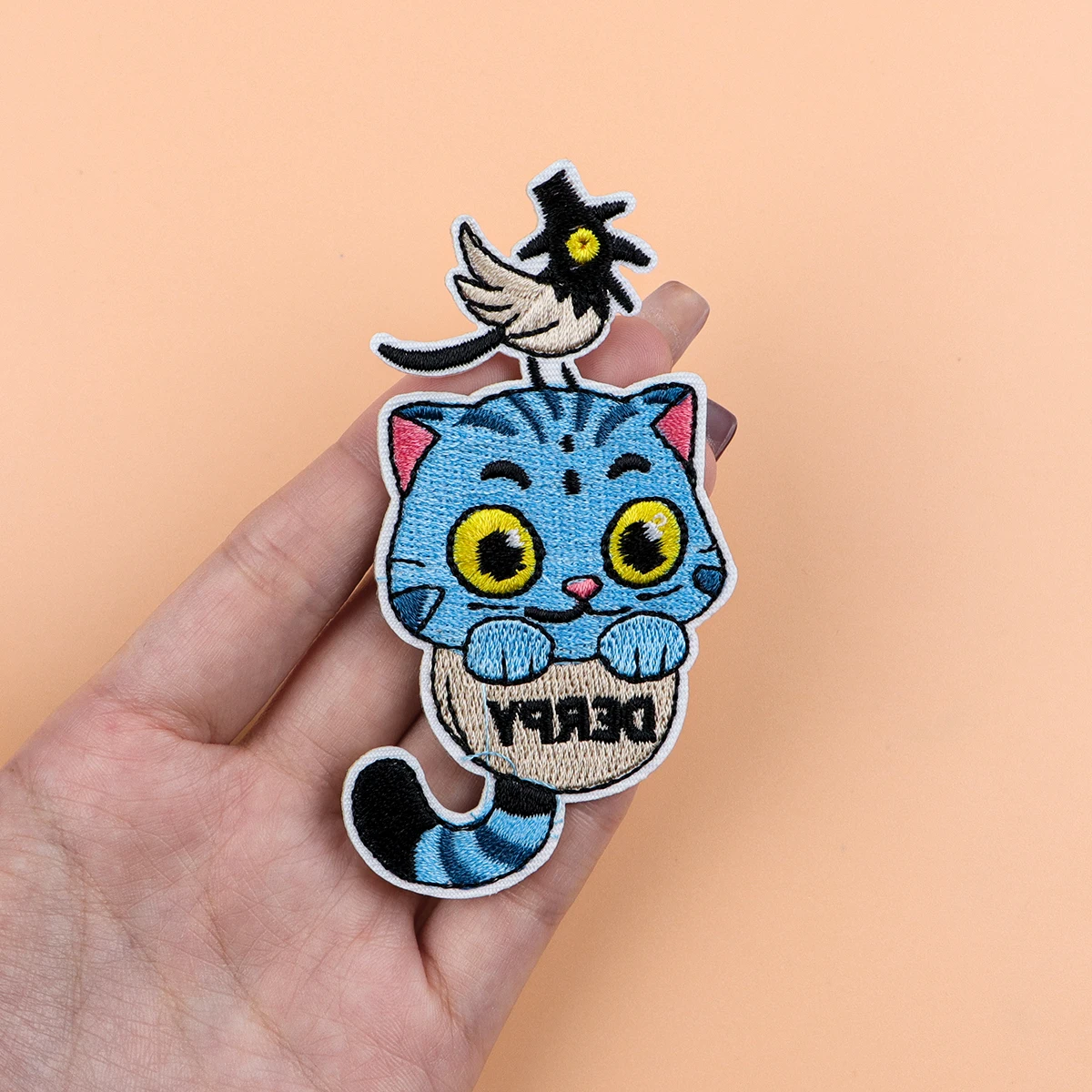 

1-2pcs/set Cute Big Eyes Monster Embroidered Patch Patches For Clothing Fashion DIY Patch Jackets Sew Stickers Gifts for Friends