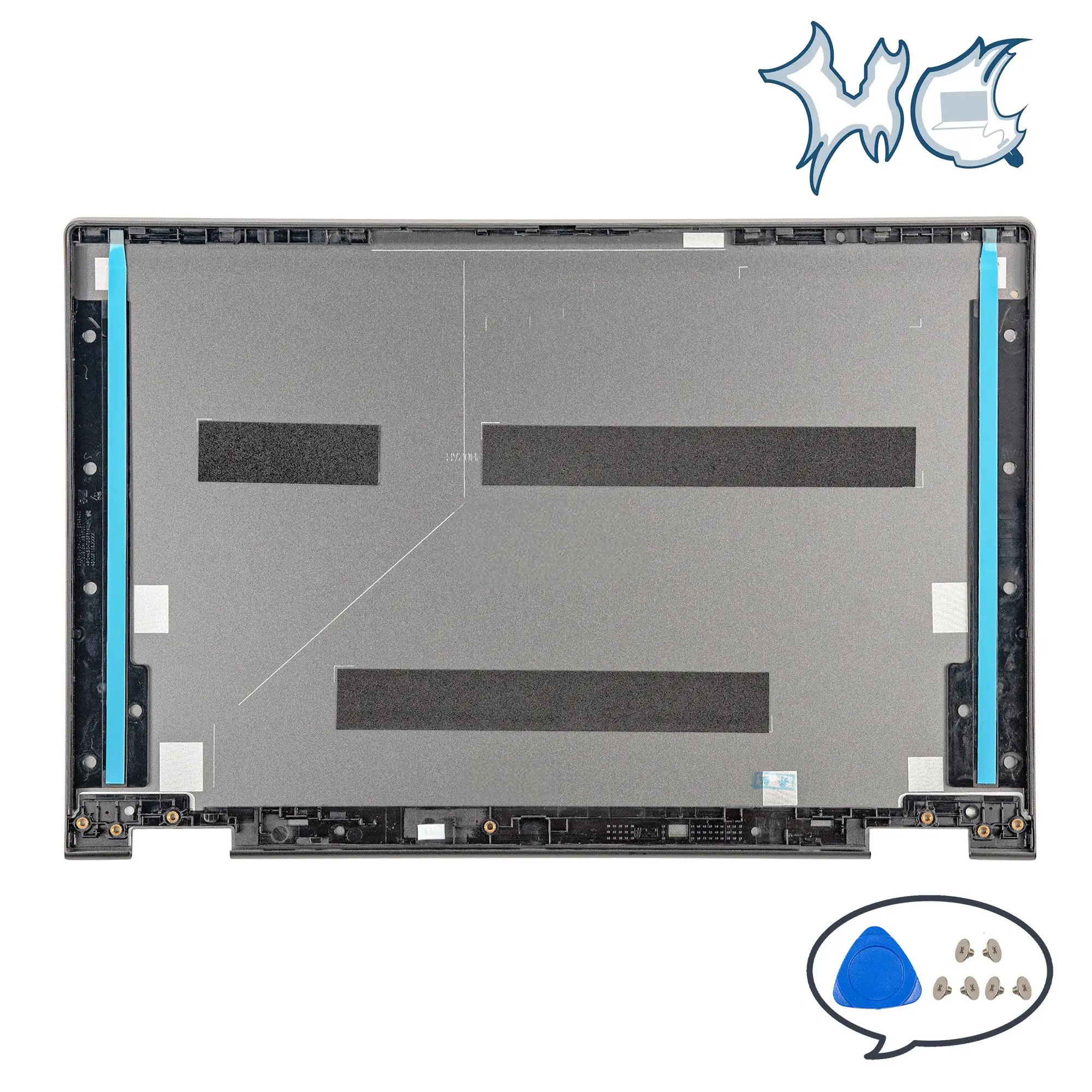 Laptop Cover For Ideapad Flex 5-14IIL05 14ITL05 C550-14 5-14ALC05 Screen Back Cover Hinge cover Silver/Gray Replace