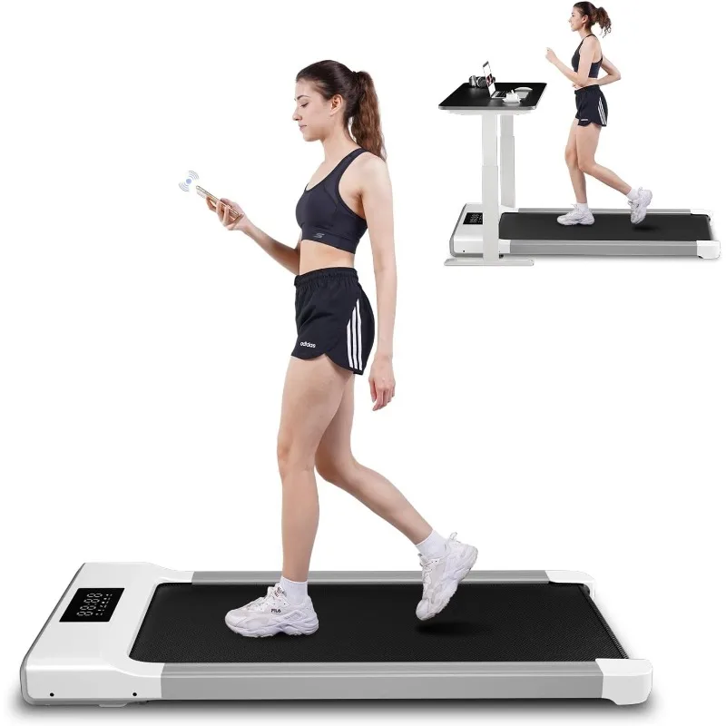 

Under Desk Treadmill, Walking Pad, Portable Treadmill with Remote Control LED Display, Quiet Walking Jogging Machine for Office