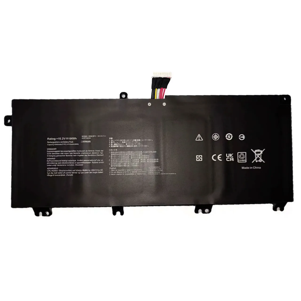 For asus fx63v fz63v zx63v fx63vd fz63vd zx63vd b41n1711 battery