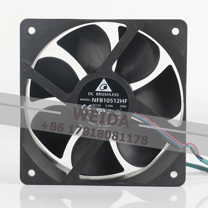 

10532 Original new Delta 12V 0.39A AC EC 105X105X32MM Projector Three-wire 10.5CM inverter NFB10512HF cooling fan
