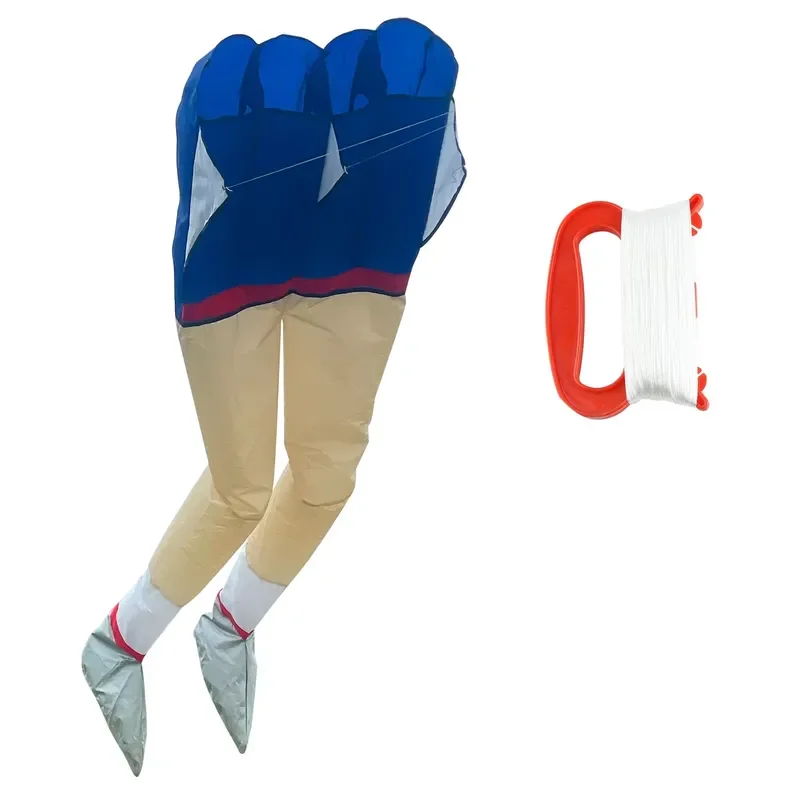 SYQT Easy-to-Fly 3D Children's Inflatable Kite with Long Tear Resistant Legs 150G 110x55CM for Outdoor Photography
