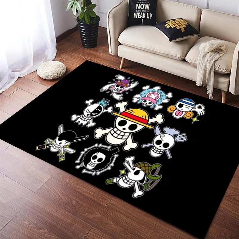 Anime L-Luffy Carpet living room bedroom carpet non-slip door mat photography props area Children's Bedroom rug ﻿Home Decor