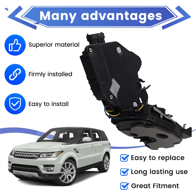For Land Range Rover Sport L405 L494 2014-2022 C2D32257 Rear Door Latch Forland Range Rover 2014 Sport 2014 Left LR078749