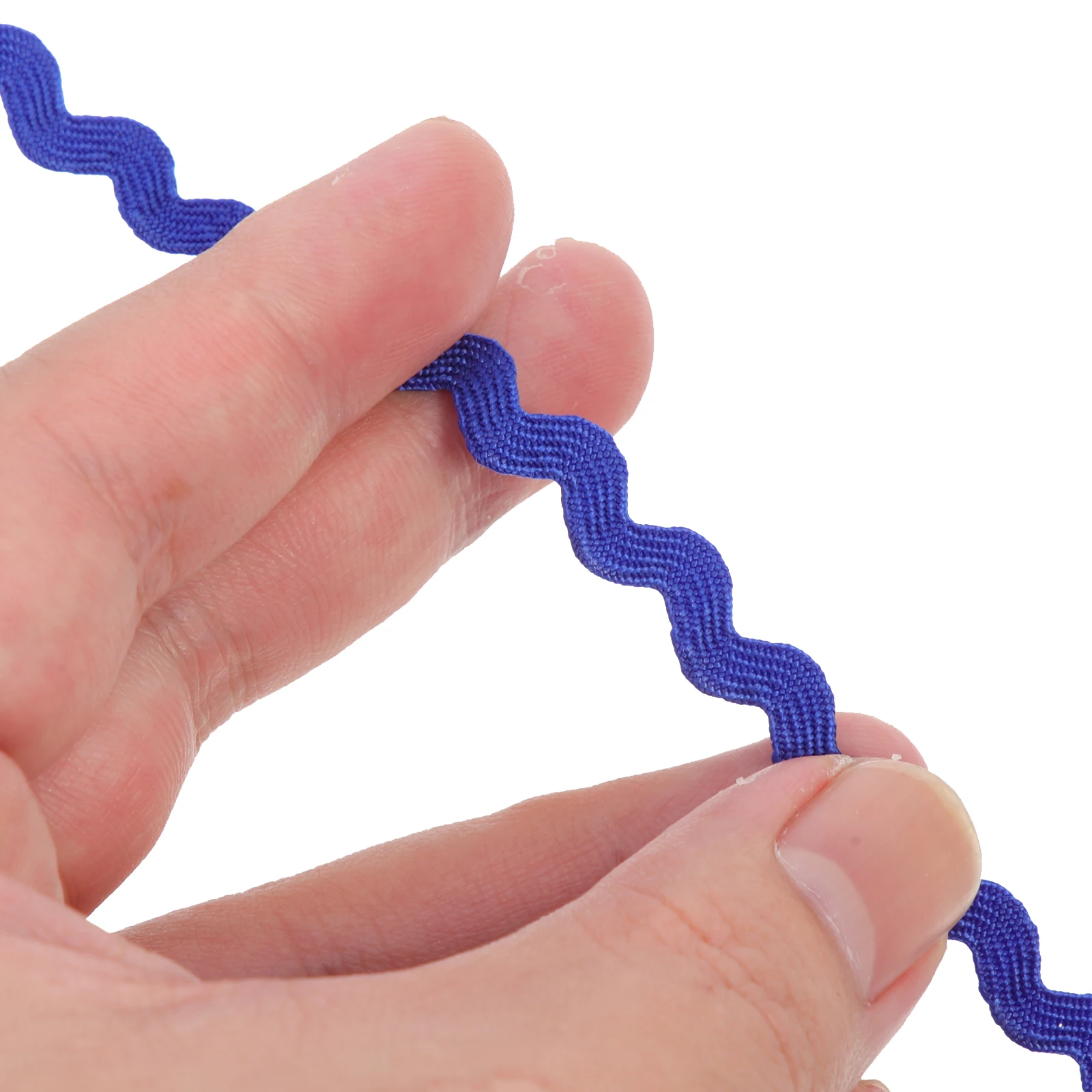 

2pcs Wavy Trim Ribbon Wave Bending Fringe Sewing Ribbons Edged Decorative Embroidery DIY Clothes Craft Project