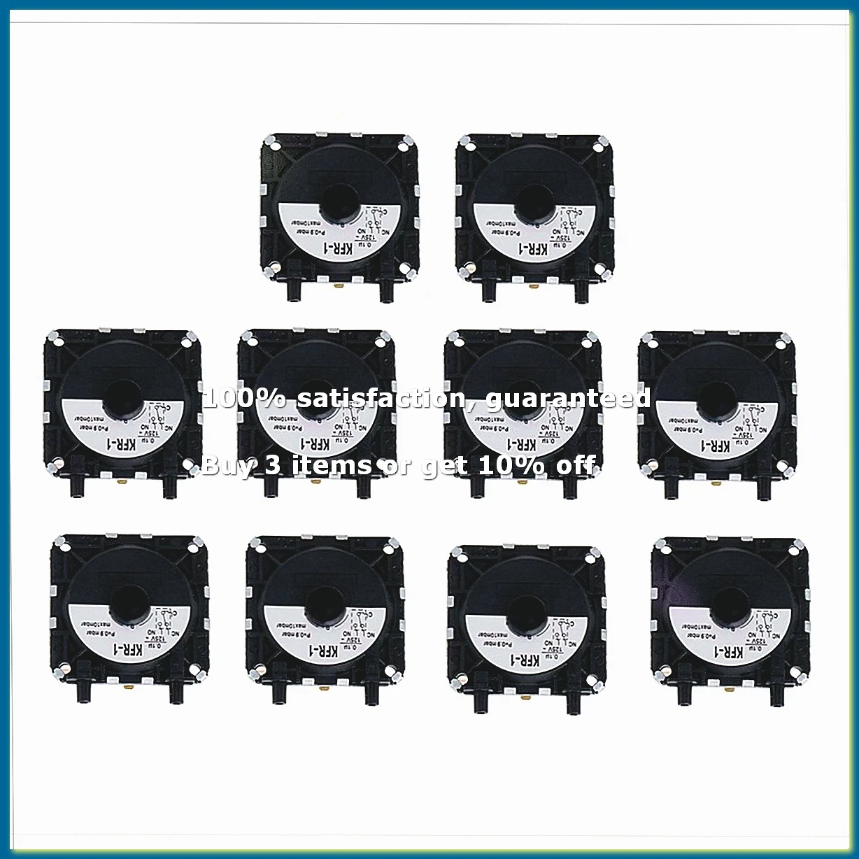Boiler Gas Water Heater Pressure Switch Universal Pressure Switch KFR-1, Wall-Mounted Boiler Air Pressure Switch, 10Pcs-A56M