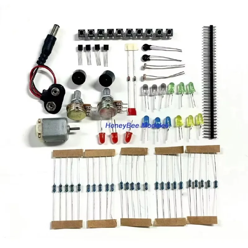 2024 new maker kit 400-hole breadboard suitable for UNO R3 basic kit ultrasonic