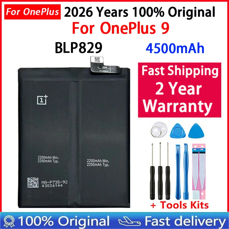 Batería de repuesto 100% original para OnePlus Nord N100 N10 1 2 3 3T 5 5T 6 6T 7 7T 8 8T 9 9R 10T X Pro Plus 6