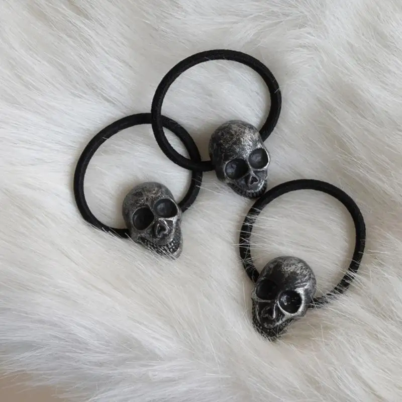 Dewasa Halloween Skull Rambut Rope Wanita Gothics Rambut Band Remaja Dekorasi Rambut