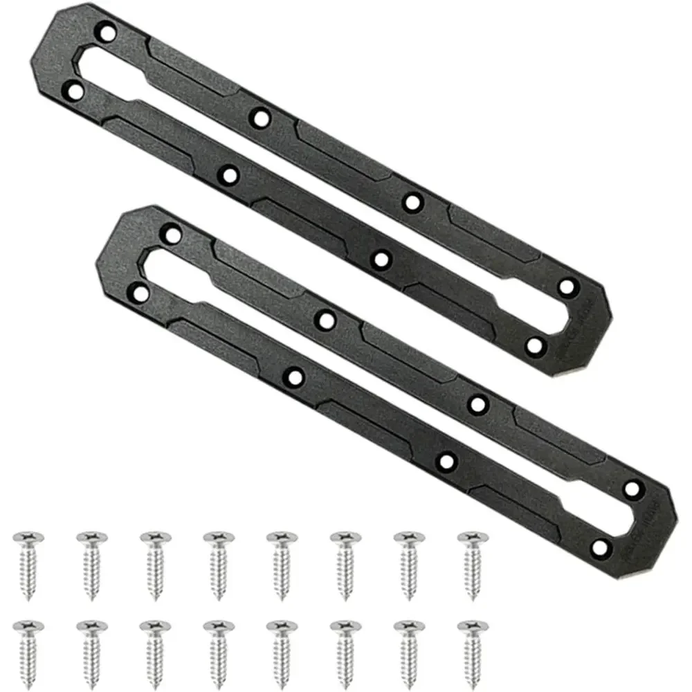 Kayak Track Base Low Profile Kayak Gear Rail Mount Track with Smooth Surfaces for Canoe Kayak Power Boat Tractor