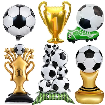 Standing Soccer Foil Balloon Football Theme Birthday Party Baby Shower Decor Football…